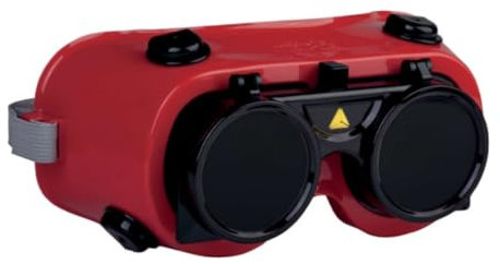 Delta Plus TOBA 3 T5 - Occhiali da saldatura, con lenti trasparenti e 5 lenti retrattili