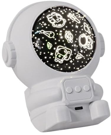 SHINEOFI Led Projector Astronaut Night Light Ceiling Space Light Bedroom Decor Projector