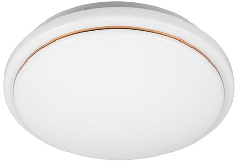 UKCOCO Chasis De Pantalla Redonda Para Lámpara De Techo Led Montaje Empotrado Para Dormitorio Cocina y Sala De Estar