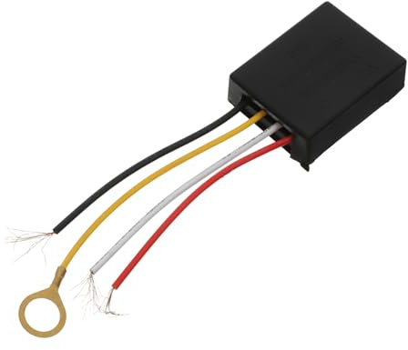 Gadpiparty Touch Light Dimmer Switch 3a Touch Sensor Replacement Module for Desk and Bedside Lamps, Plastic Inline Cord Control Unit for Lamp Repair and Dimmable Led Bulbs