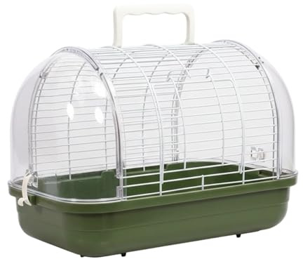 Tragbarer Vogelkäfig - Transparenter Transportkäfig Für Unterwegs - Conure Transportkäfig - Für Wellensittich Konure Nymphensittich Kanarienvogel Unzertrennlicher Fink Wohnzimmer Balkon Innen