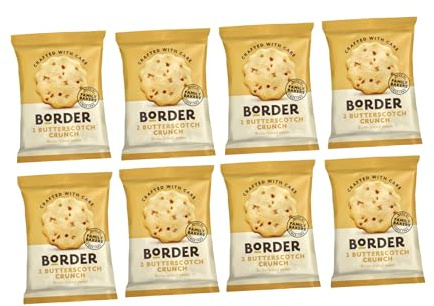 Sweet Memories Butterscotch Crunch - Mini Packs Of 2 Border Biscuits (Pack of 8)