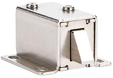 Elektromagnetisches -Magnetschloss, DC12V elektrisches Schrankschloss, ausfallsicher & 0,4A ± 10% Sicherheitsschutz, 2,8 * 2,8 * 2 cm schlankes Design für Schranktürschublade