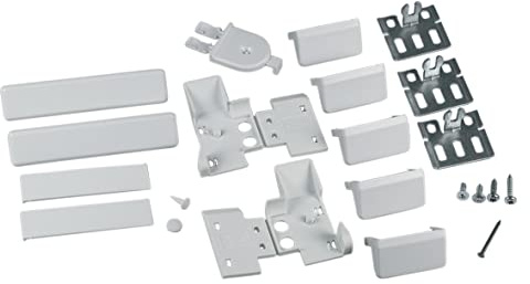 Befestigungssatz Flachscharnier Montageset Kunststoff weiß ORIGINAL Bosch 00491368 Kühlschrank Gefrierschrank Balay Miele Neff Junker Gaggenau Constructa Exklusiv KI884N KI124N KI880N accentline