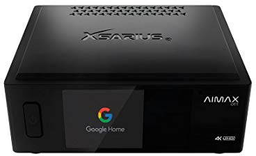 Xsarius AIMAX OTT BT 4K UHD Android 8.0 TV IP Mediaplayer H.265 HEVC, 16GB Flash, 2GB DDR4, Bluetooth Fernbedienung, 2.4/5GHz Dual WLAN, 1.77 TFT LCD, Schwarz