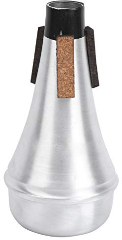 Trompete Mute Compact Aluminiumlegierung Anfänger üben Trompetenschalldämpfer für alle Arten von Trompeten Trompetenteile