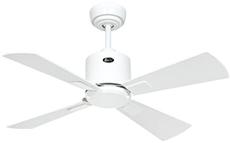 CasaFan ECO NEO III 92 WE-WE/LG, ventilateur de plafond en laiton antique avec pales réversibles