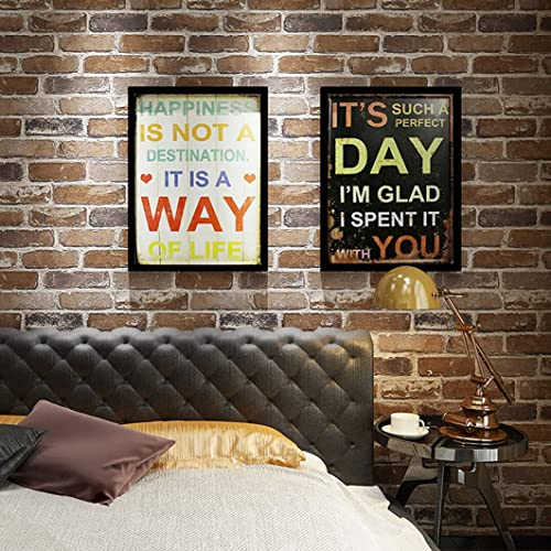 OkydokyOkydoky 44x1000cm BRAUN Stein Mauer Selbstklebende Tapete, Ziegelstein Backstein, Möbelaufkleber Wandsticker, Steintapete Vinyl Für Foli, Geeignet für Wohnzimmer, Küche, Schlafzimmer,QZ-BN-10