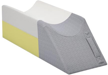 baibu Leg Elevation Pillow, Leg Position Pillows for Swelling Memory Foam Leg Pillows for Sleeping with Non-Slip Bottom Leg Wedge Pillow for After Surgery Knee Ankle Injury Foot Rest