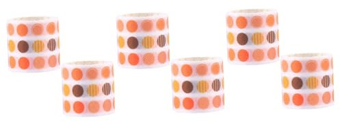 STOBOK 3sets Selbst-adhesive Washi Tape Spule Planer Aufkleber Journal Klebrige Papier Band 2 Stücke * 3