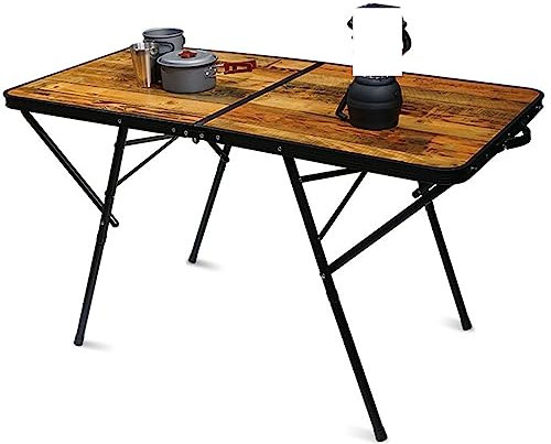 CASEGO Die Struktur des Outdoor-Picknicktisches ist stabil und tragfähig, tragbar, faltbar und zur Aufbewahrung des Freizeittisches geeignet (medium)