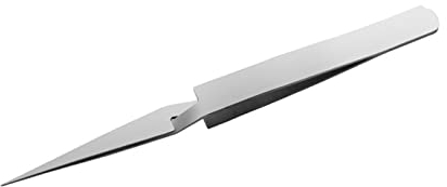 Nichtleitende Hochpräzise Edelstahl Reverse Lötpinzette Antimagnetische Pinzette Mit Spitzen Spitzen Handwerkzeuge Cross Lock Pinzette Zum Löten Modellieren Basteln Basteln Schmuckherstellung