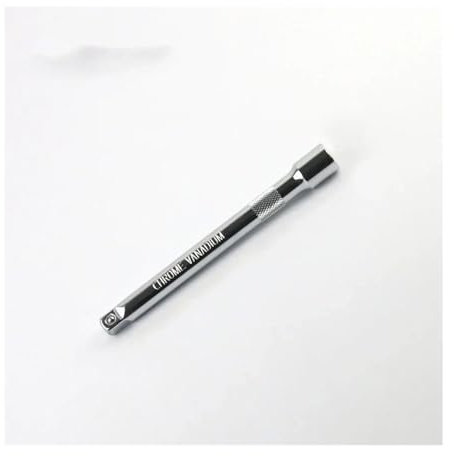 BUUNHI Douilles et Embouts Barre d'extension pour clé à cliquet à douille 1/4 3/8 1/2 50/100/150/250 mm Rallonge de douille pour clé à cliquet Réglage manuel cle a cliquet(3-8 150mm)