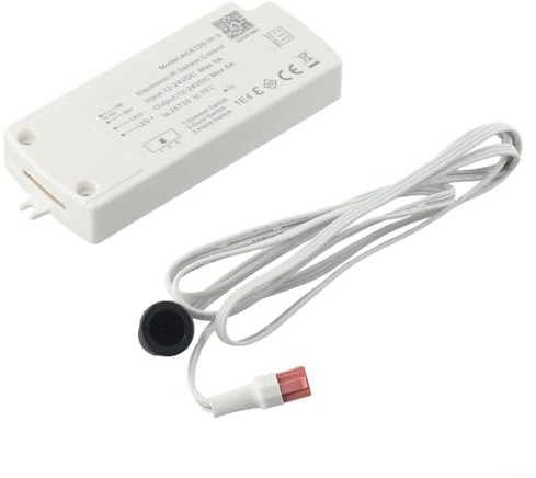 Motion Sensor Switch Touchless On/Off Cabinet Light Control 12-24V 5A for Kitchen Doors Drawers