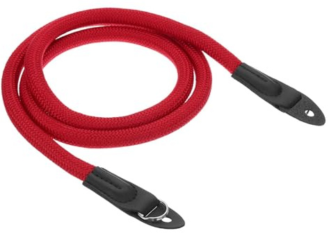 PATIKIL Camera Strap, Nylon Climbing Rope Camera Neck Strap Digital Camera Shoulder Belt for Nikon Video Camcorder Monocular Photographers, Red