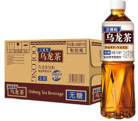 Suntory Oolong Tea Sugar Free Tea Drink 500ml (15 Bottles) 三得利 無糖烏龍茶)