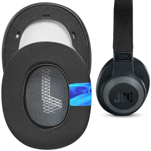 E65BTNC Kühlgel Ersatz-Ohrpolster Polster für JBL E65 E65BTNC / Duet NC/Live 650BTNC/660NC Live 660 BTNC Kopfhörer - Sofortkühlung Memory-Schaum Polster mit Ganz-Tag-Komfort