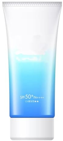 Protector Solar, Loción Protectora FPS 50+ Alta Protección, Gel Hidratante Protector Solar 80g Cuerpo Unisex Diario Deporte Viaje Playa Actividades Exteriores