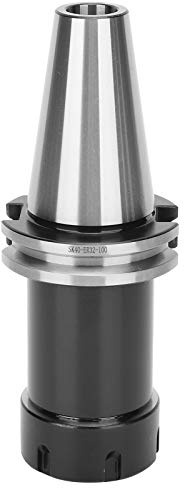 SK40 ER32 100 CNC Milling Tool Holder, High Precision Lathe Machine Industrial Supplies, 20CrMnTi Material with 58±2HRC Hardness, 0.05mm Accuracy for CNC Machining, Speed