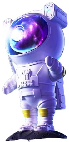 Astronaut Galaxy Star Projector Night Light with Remote Control, LED Nebula Projector with Timer, Rechargeable Space Theme Room Decor
