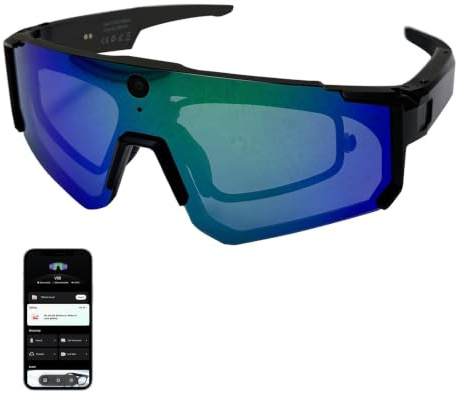 AI Camera Glasses with Bluetooth, Smart Translation & Outdoor Eyewear