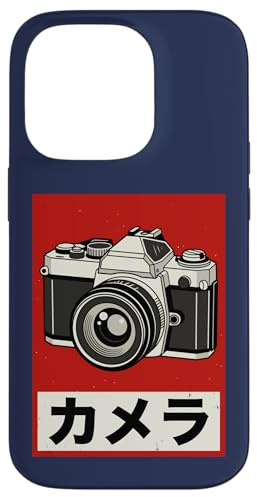 Vintage Japanese Analog SLR Camera Retro Photographer Film Case for iPhone 14 Pro