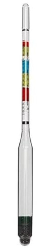AlcoFermBrew Bier- & Wein-Dreifachskalen-Hydrometer – SG, Zucker & Alkoholpotenzial – Präzises Gärungs-Messgerät