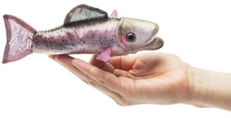 Folkmanis Finger Puppet Mini Rainbow Trout 2788