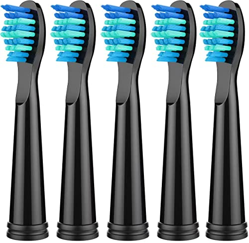 Testine di Ricambio per Fairywill/Seago, Testina Ricambio per Fairywill D1/D3/D7/D8/507/508/917/909/949/958/507B/908/610/ 659/719/901/E9/2011(5pc Spazzola media morbida)