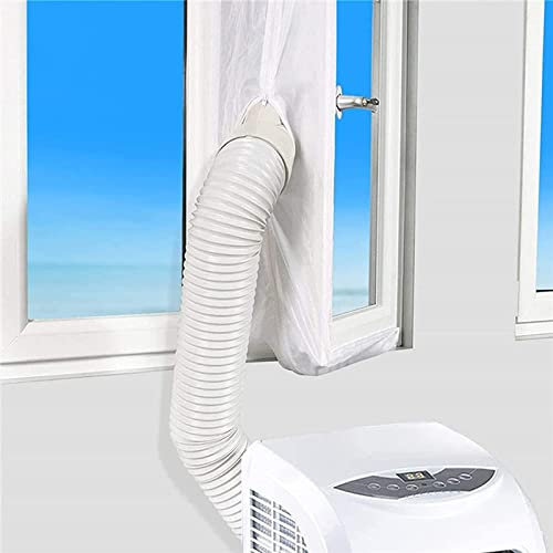 WLP AC Window Seal Kit Portable Air ConditionerTumble Dryer CompatibleAll Mobile Air Conditioning Unit Door Drain Seal KitZip No Need Drilling Holes Universal (Size : 5m/197in), Onecolor