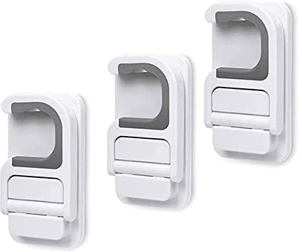 IKAAR 3 Stück Besenhalterung Wand Mopp Besen Halter Wandhalterung Selbstklebend Werkzeughalter Organizer Gerätehalter für Küche und Garten