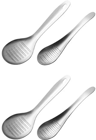 BESTonZON 4 Pièces Broyeur en Acier Inoxydable Gingembre Hachoir Pilon Zesteur D'agrumes Presse Ail en INOX Broyeur D'ail Gracula Broyeur De Légumes Presse-Agrumes Fromage Râpe De Bébé