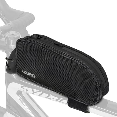 UZIRO Bolsa Manillar Bicicleta, Fácil Colocar en Cuadro, Bolsa para Gravel, Bikepacking, Impermeable, Compatible con Herramientas para Bicicleta de MTB, Carretera y Montaña