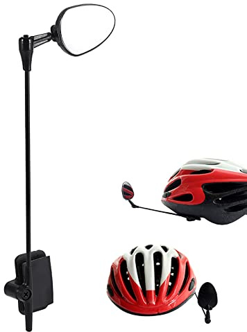 ABS Fahrrad Hinterrad Sicherheits Rückspiegel für Mountainbikes, 60 Grad Verstellbar, Tragbar mit Verbesserter Sichtbarkeit und erhöhter Sicherheit