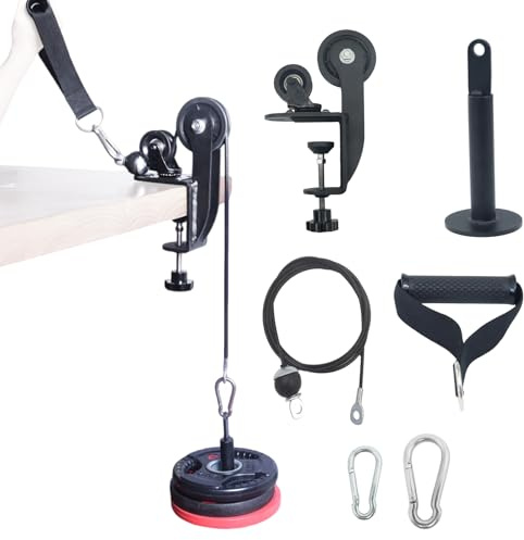 Arm Wrestling Training Pulley System Professional Unterarm Workout Tisch Ausrüstung Handgelenk Trainer Kabel Maschine mit Seilgriff