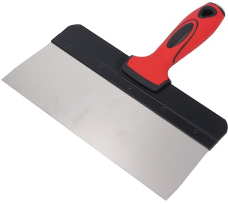 Raschietto per Vernice in Acciaio Inossidabile, Raschietto Multifunzionale per Stucco per Cartongesso, Strumento per Sverniciare con Design Ergonomico per la Riparazione del Muro