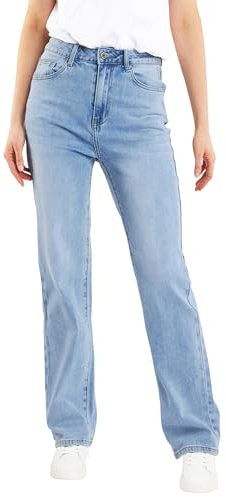 Fraternel Damen Jeans Hose Relaxed fit weites Bein