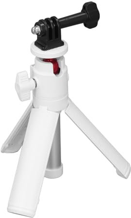Trípode de Palo Selfie Extensible para Cámaras de Acción - 3, Action 5 Pro X2 - Soporte de Vlog Portátil con Cabeza de Pelota de 360 ​​°