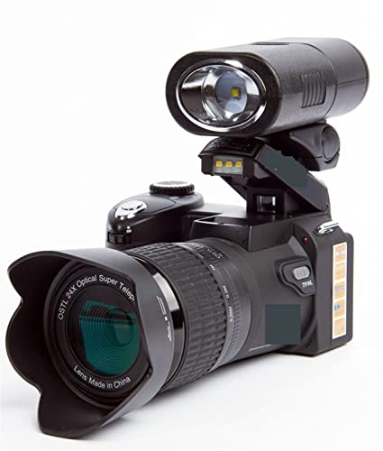 JOJIDE Video Camera, 24X Optical Zoom Professional DSLR Camera For Photography Auto Focus 33MP Three Lens 1080P HD Digital Video Camcorder Outdoor(16G SD Card,With Flashlight)