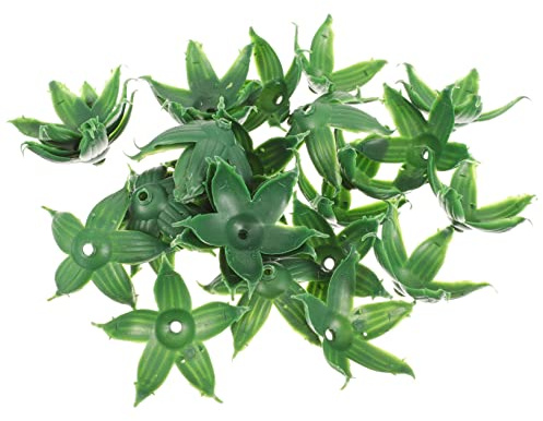 Ciieeo Calices Pièces de Plastique Vert Rose 120 Artificielle