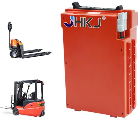 JHKJ Batterie Lithium-ION LiFePO4 24 V 20 Ah 30 Ah 40 Ah pour transpalette électrique ; Batterie 48 V 15 Ah 20 Ah pour Chariot élévateur électrique Transporter.,24v 40ah