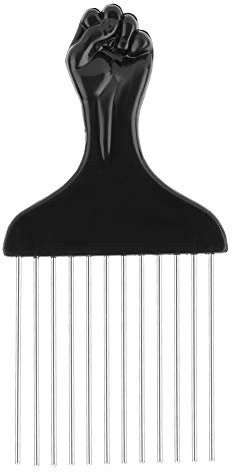 Pongnas Peine para Peinar el Cabello con Aceite para Hombres, Herramientas de Peluquería, Tenedor, Peine para Teñir el Cabello, Alisar y Rizar