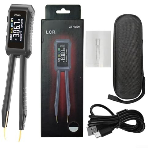 ZT-MD1 Multimètre numérique LCR de poche conçu pour résistances SMD et condensateurs avec capacité de test multi-fréquences (ZT-MD1)