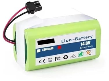 Batería de Repuesto Li-Ion 3500mAh 14.4V, Compatible con Cecotec Conga 950 990 1090 1790 1990 Deebot N79S N79 Eufy RoboVac 11S 12 Aspiradora Robot Autonomía Extendida(2600mAh)