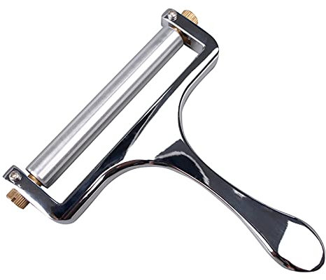 Cortador de queso QUESO Slicer cortador de aluminio queso ajustable para quebrador de mantequilla de mantequilla queso antiadherente, cepillador de cortador de queso para cocina, herramientas de corte