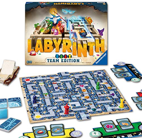 Ravensburger 27328 Labyrinth Team Edition- Die kooperative Variante des Spieleklassikers für 2-4 Personen ab 8 Jahren