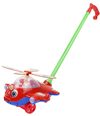 MagiDeal Handschiebeflugzeug Autospielzeug Schiebespielzeug für Mädchen Und Jungen