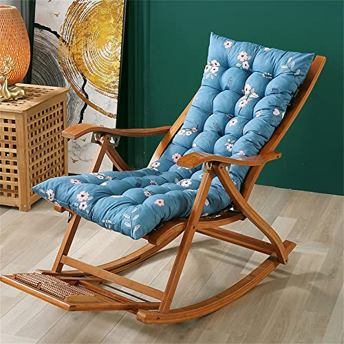 Morbuy Cojín para Tumbona de Jardín, Suave y Cómodo Cojín Reclinable Colchoneta Tumbona Exterior Ideal para Tumbonas, Sillas y Hamacas (48 * 120cm,Flor de Ciruelo)