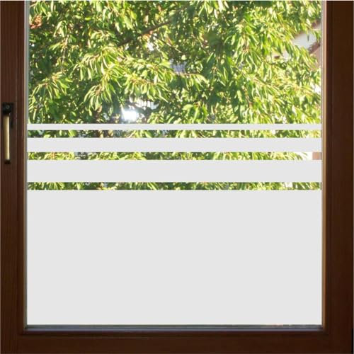 Fensterfolie Aufkleber Bad Sichtschutzfolie Dekoration Glasdekorfolie Badezimmer / 50cm hoch / GDT650 (Blickdichte, Lichtdurchlässige Glasdekorfolie, 70 cm)
