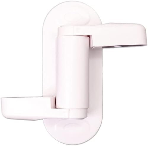 YDEWLY Lockable Window Handle,Door Lever Lock,Door Handle Locks,Childproof,Baby Pet-Proof Door Handle Locks with 3M Adhesive for Kids Toddler,Locks for Doors Windows Cupboards